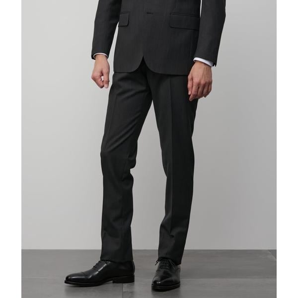 ニューヨーカー（NEWYORKER）/【防シワ・撥水】TRAVEL COMFORT バーズアイ ウエストアジャストスラックス(