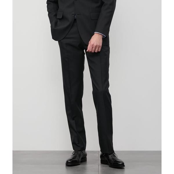ニューヨーカー（NEWYORKER）/HERITAGE CLOTH 無地 トロピカル ワンタックスラックス(セットアップ対応)
