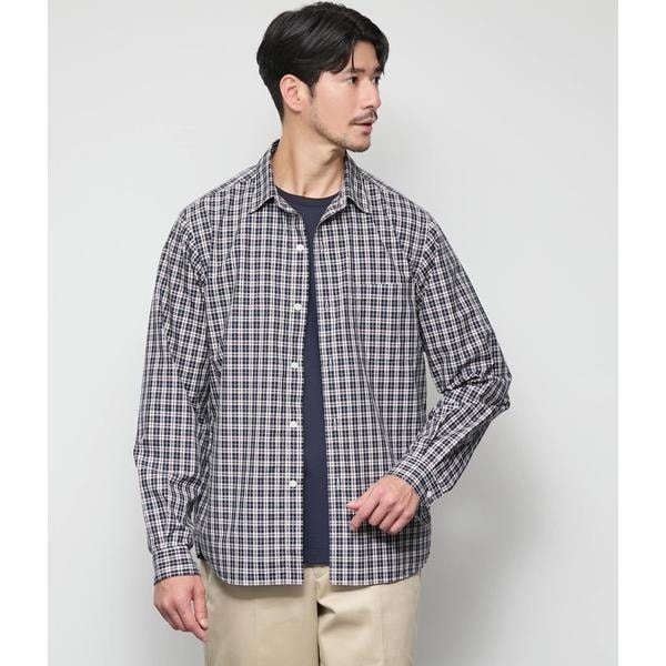 ニューヨーカー（NEWYORKER）/GIZA COTTON ニューヨーカータータン 長袖 オーバーサイズシャツ
