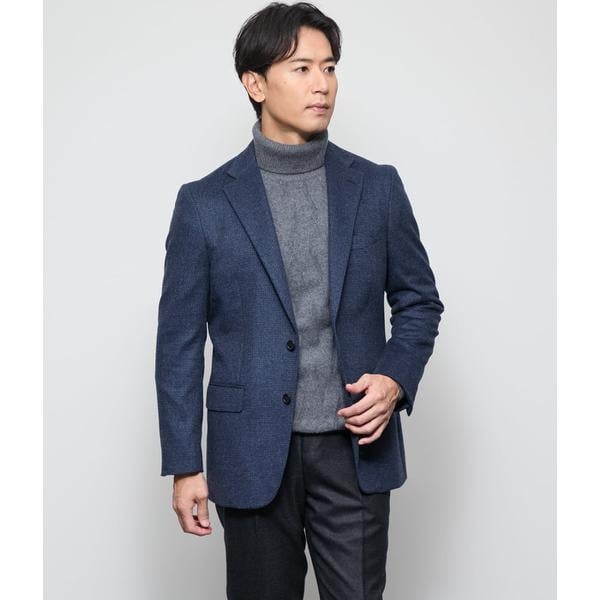 ニューヨーカー（NEWYORKER）/カシミヤビーバー 千鳥 ジャケット