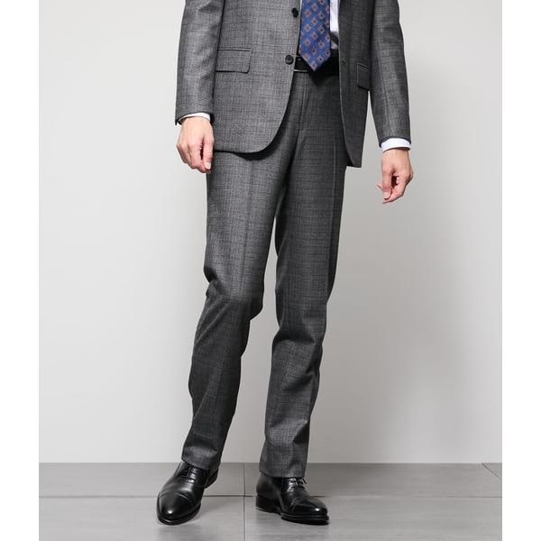 ニューヨーカー（NEWYORKER）/【ストレッチ】PREMIUM ミルドチェック ウエストアジャストスラックス(セッ