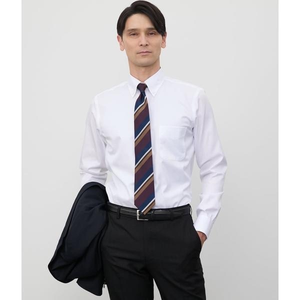 ニューヨーカー（NEWYORKER）/NY CARE FREE・SUPIMA COTTON ツイル 長袖ボタンダウンシャツ