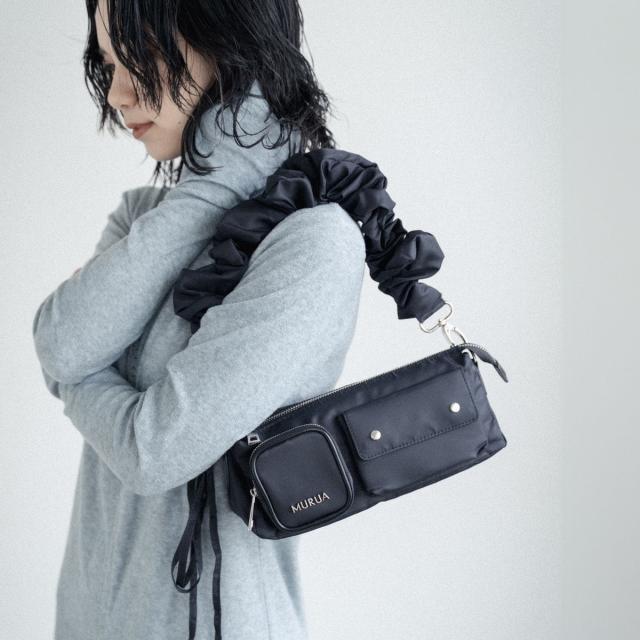 ムルーア（MURUA）/【WEB限定商品】2WAYフリルショルダーハンドバッグ / ショルダーバッグ　MR−B1281