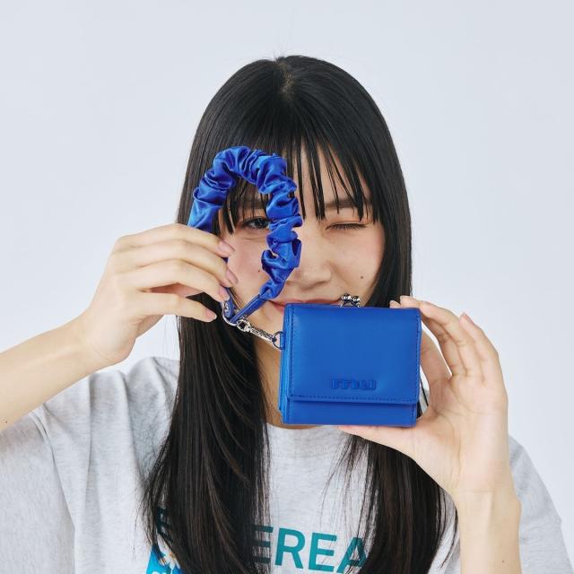 ムルーア（MURUA）/口金ミニ財布 MR−W1332 ギャザーチャーム