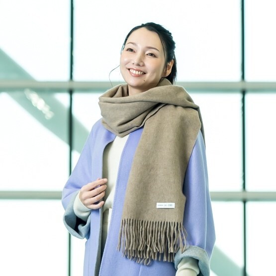 HANEDA X GOBI　オリジナルストール（厚手）　オーガニックベージュ 楽天市場】HANEDA X GOBI オリジナルストール（厚手