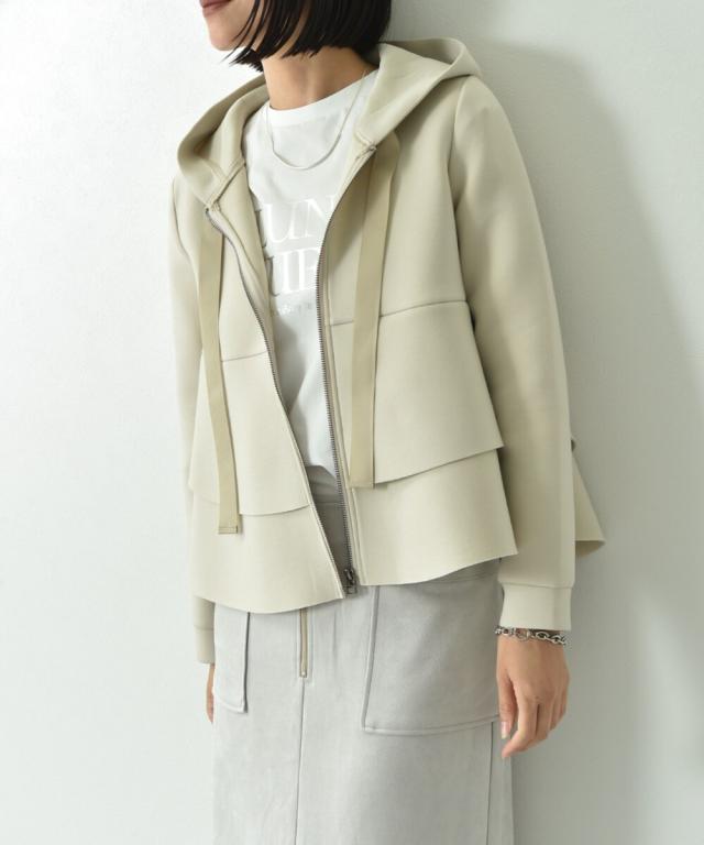designaera 新品⸝⋆* バックフリルダンボールニットアウター designaera 新品⸝⋆* バックフリルダンボールニットアウター
