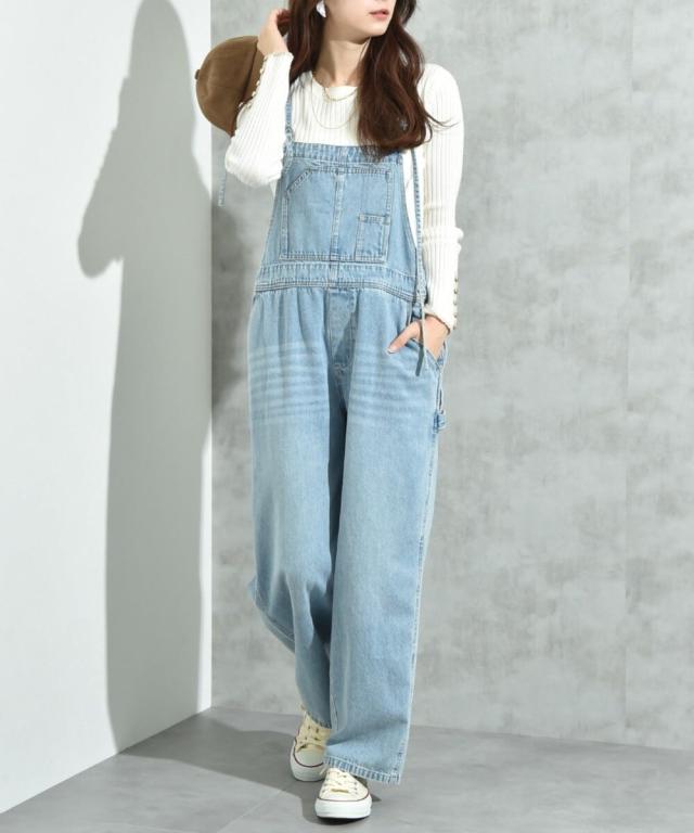 インタープラネット（INTERPLANET）/【CYNICAL】ミドルオンスデニムキャミサロペット