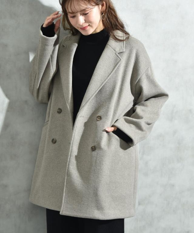 インタープラネット（INTERPLANET）/ニットビーバーピーコート