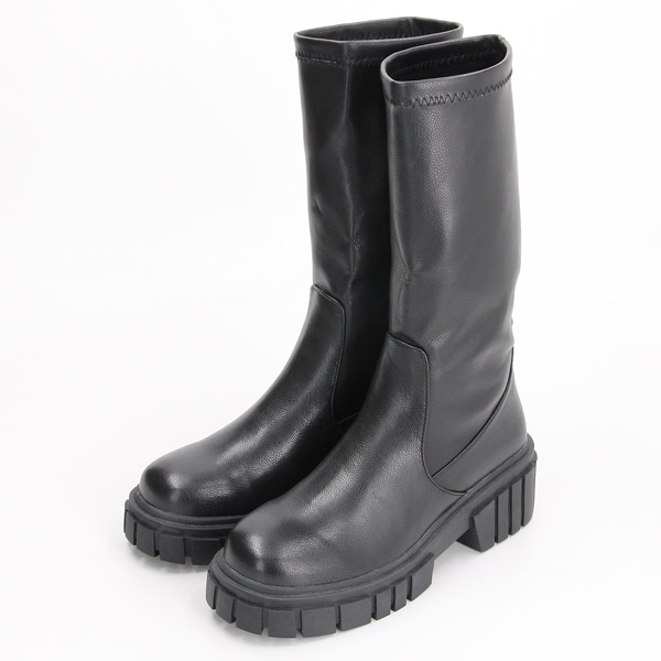 トミエコ（Tomieco）/厚底ブーツ　ハーフ丈　ルーズブーツの通販は