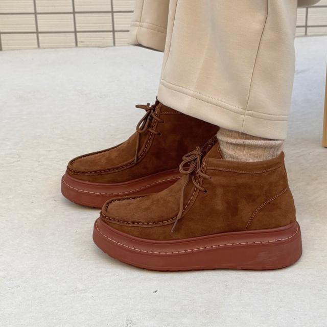 トミエコ（Tomieco）/本革　モカシンショートブーツ　デザインブーツ_13