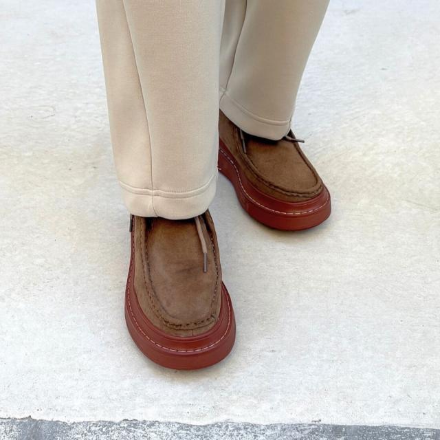 トミエコ（Tomieco）/本革　モカシンショートブーツ　デザインブーツ_3