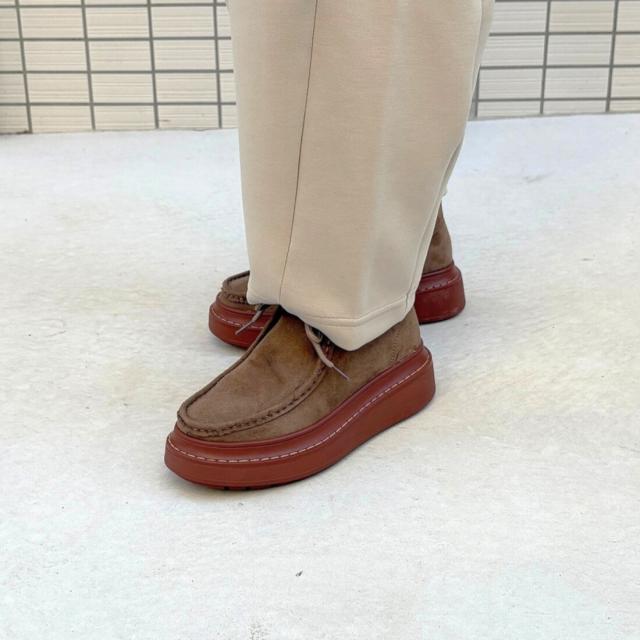 トミエコ（Tomieco）/本革　モカシンショートブーツ　デザインブーツ_4