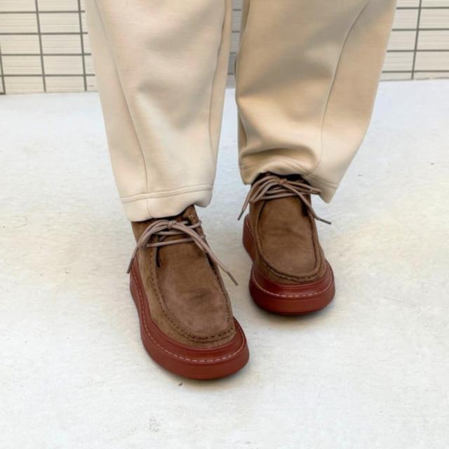 トミエコ（Tomieco）/本革　モカシンショートブーツ　デザインブーツ_5