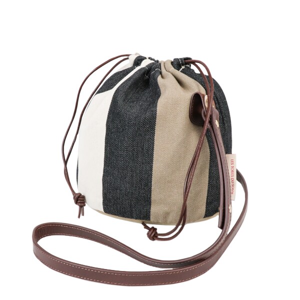 レ・トワール・デュ・ソレイユ（LES TOILES DU SOLEIL）/ブール バッグ（ブルヴァール ラスパイユ ノアール エクリュ トープ）