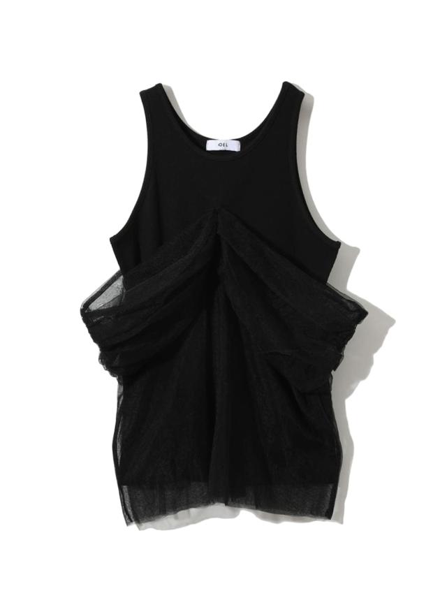 コエル（COEL）/チュールドッキングカットソー