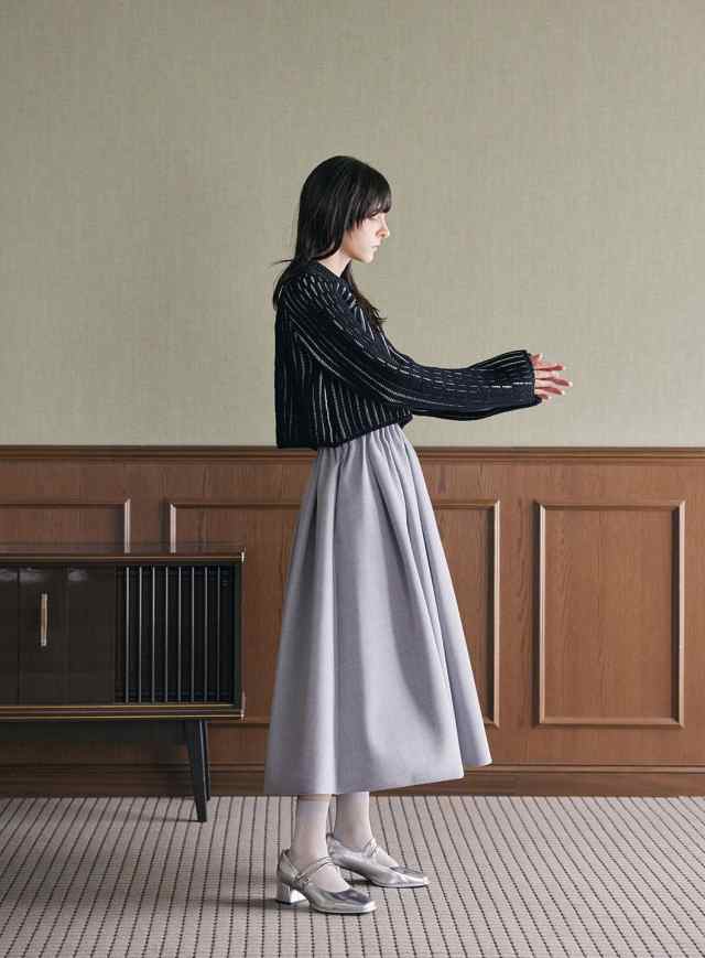 コエル（COEL）/畔ストライプショートニット