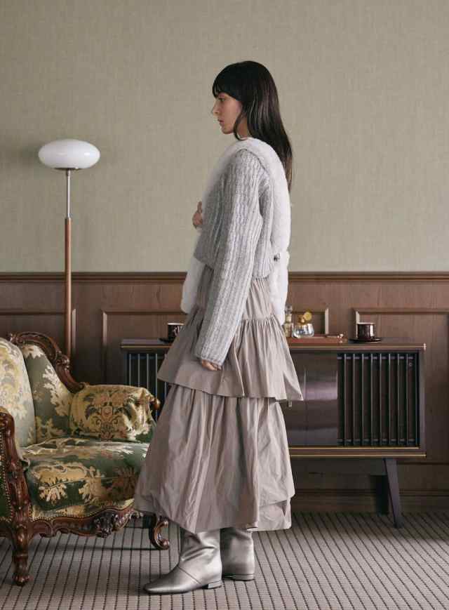 コエル（COEL）/畔ストライプショートニット