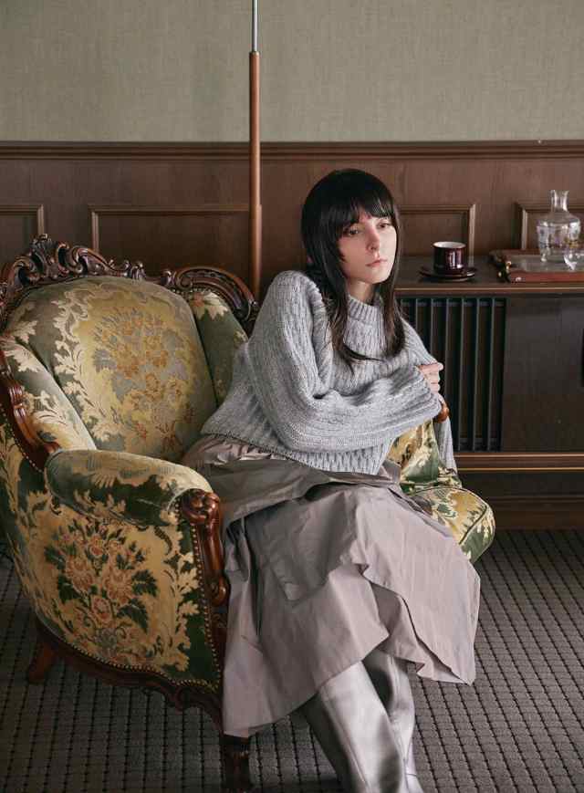コエル（COEL）/畔ストライプショートニット