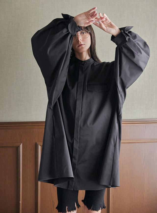 コエル（COEL）/袖ボリュームシャツワンピース