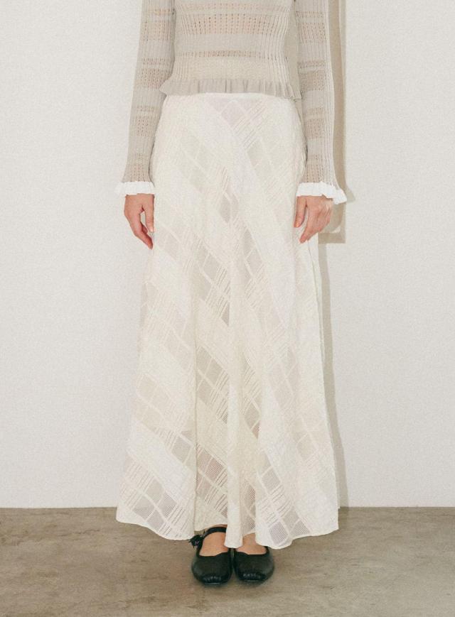 コエル（COEL）/チェックサーキュラースカート