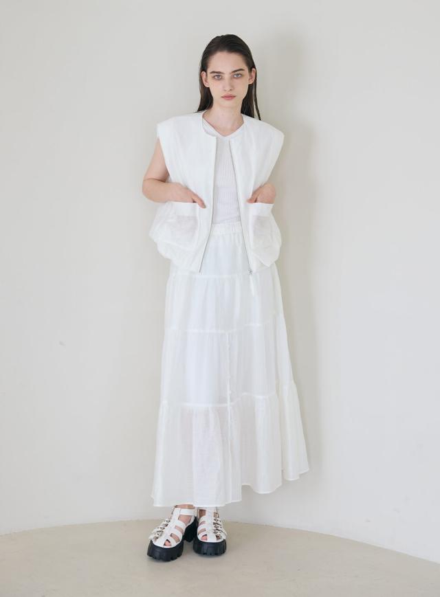 コエル（COEL）/シアーレイヤードスカート