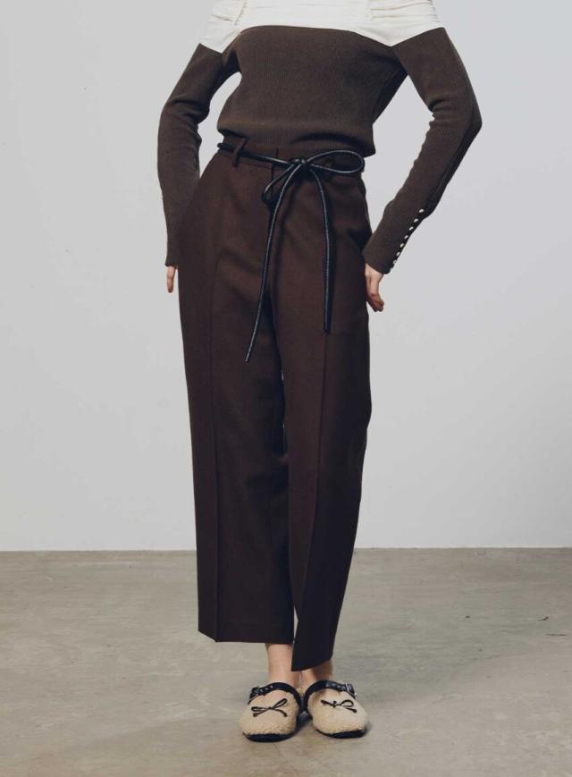 コエル（COEL）/ウールカーブパンツ