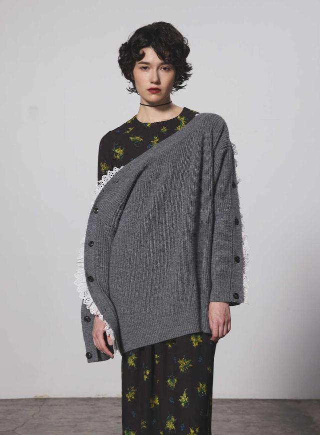 コエル（COEL）/レースショルダーマルチWAYニット