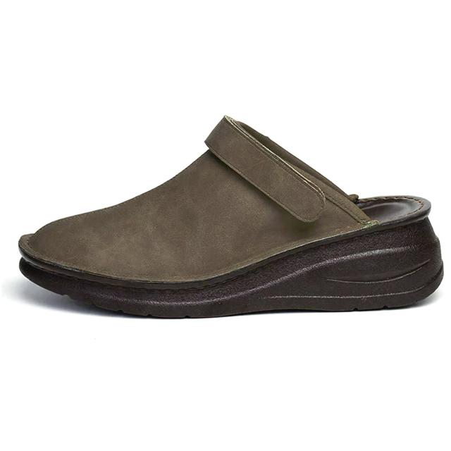 ウール?（heureux）/コンフォート サンダル バックストラップ  2way サボ 厚底 幅広 甲高 ウール?（heureux）/コンフォート サンダル バックストラップ 2way