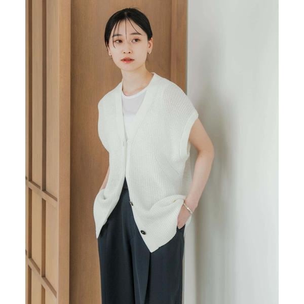 アーバンリサーチ（URBAN RESEARCH）/ペーパーヤーンチュニックニット