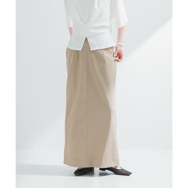アーバンリサーチ（URBAN RESEARCH）/『2サイズ展開』リネン混ロングスカート