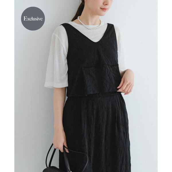 yonfa ヨンファ ハーフスリーブニット 白 トップス