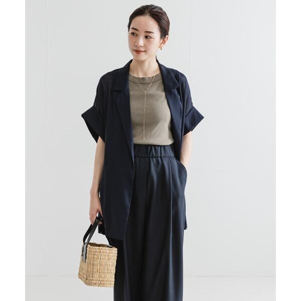 アーバンリサーチ（URBAN RESEARCH）/シアーハーフスリーブジャケット