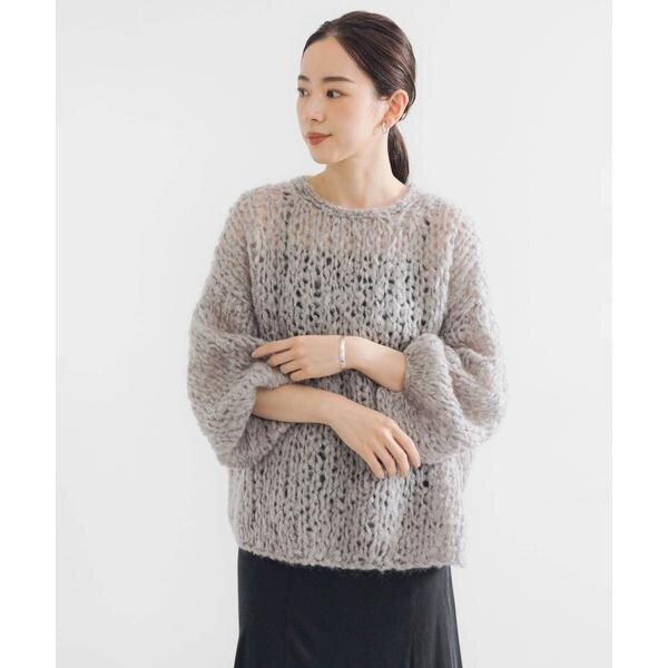 URBAN RESEARCH モヘヤルーズハンドニット モヘヤルーズハンドニット（ニット/セーター）｜URBAN RESEARCH