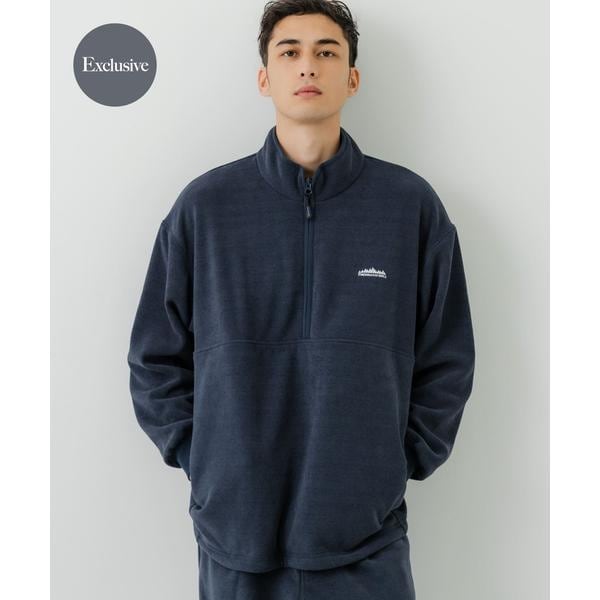 アーバンリサーチ（URBAN RESEARCH）/『別注』THOUSAND MILE×URBAN RESEARCH　ニットフリースハーフジッププルオー
