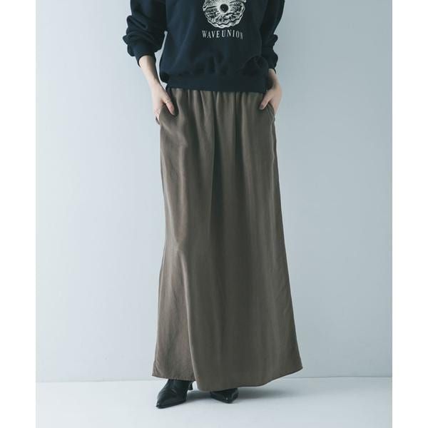 アーバンリサーチ（URBAN RESEARCH）/キュプラギャザーIラインスカート