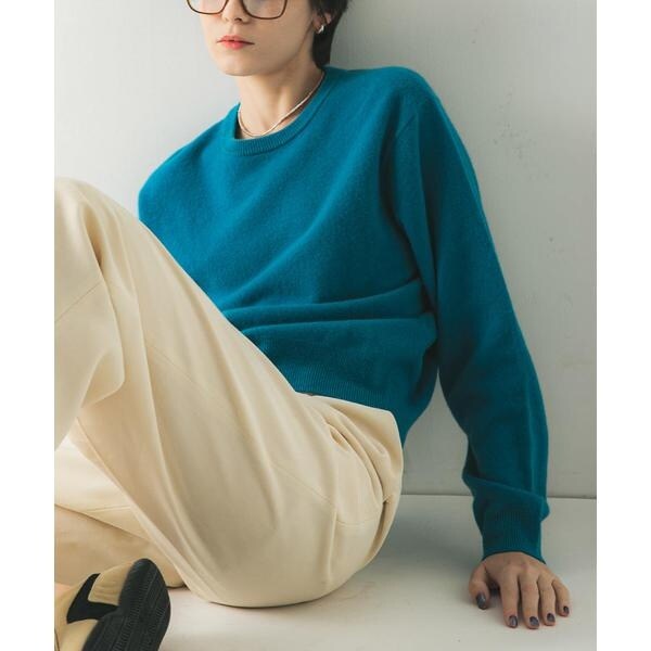 アーバンリサーチ（URBAN RESEARCH）/ウール100 クルーネックソフトニット