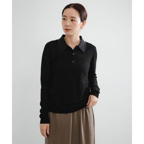 アーバンリサーチ（URBAN RESEARCH）/ウールジャガードシャツカラートップス