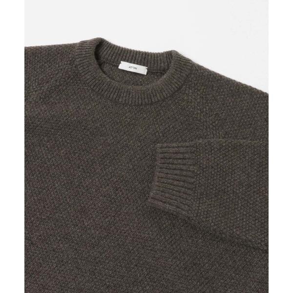 アーバンリサーチ（URBAN RESEARCH）/ATON　LAMBS WOOL C/N SWEATER_3