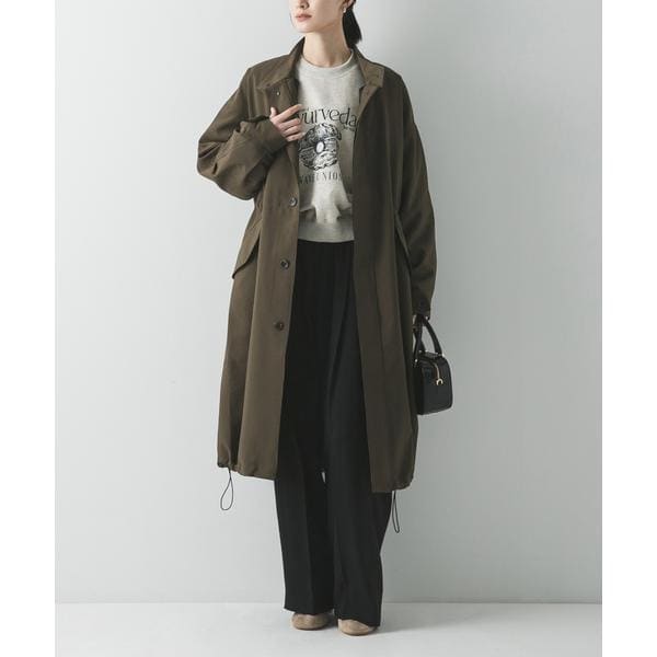 アーバンリサーチ（URBAN RESEARCH）/『WEB限定』インナーダウン付スタンドカラーロングコート