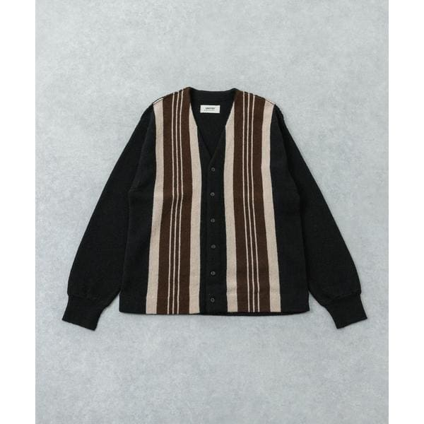 アーバンリサーチ（URBAN RESEARCH）/UNDYED ALPACA STRIPE CARDIGAN