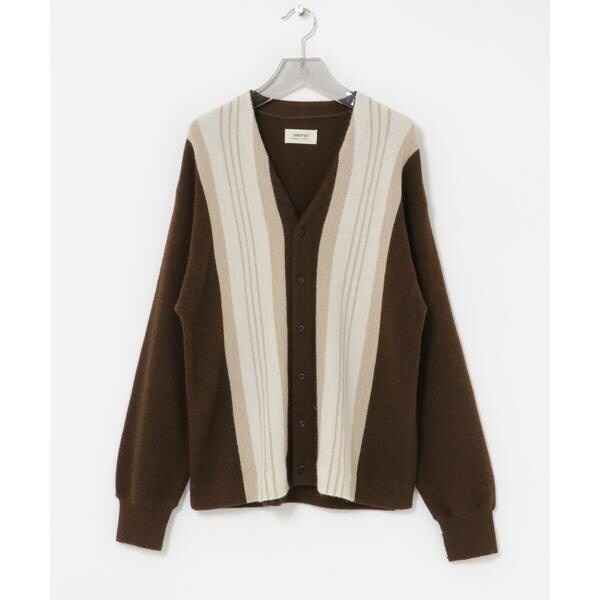 アーバンリサーチ（URBAN RESEARCH）/UNDYED ALPACA STRIPE CARDIGAN