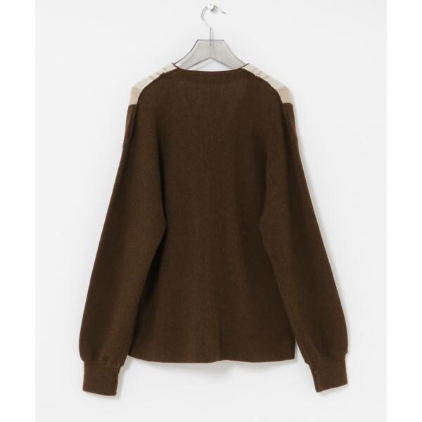 アーバンリサーチ（URBAN RESEARCH）/UNDYED ALPACA STRIPE CARDIGAN