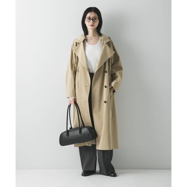 アーバンリサーチ（URBAN RESEARCH）/フーディー2WAYトレンチコート