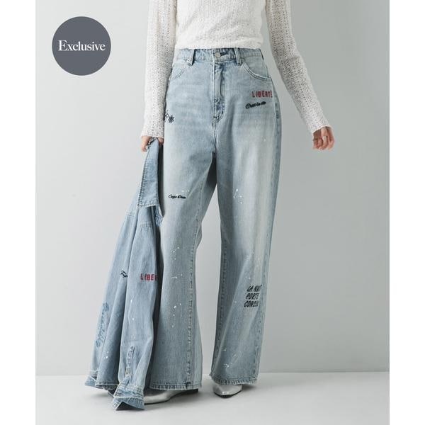 アーバンリサーチ（URBAN RESEARCH）/『別注』PICCADILLY×URBAN RESEARCH　刺繍デニムパンツ