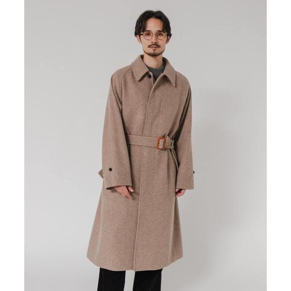 【NEW】アーバンリサーチ（URBAN RESEARCH）/WOOL BEAVER BELTED COAT