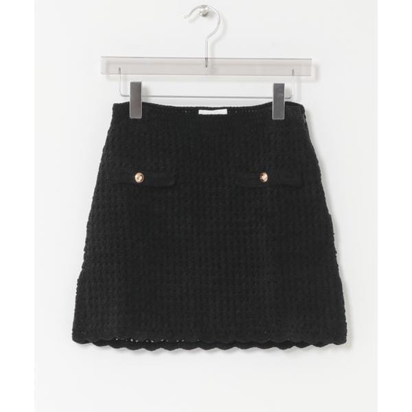 アーバンリサーチ（URBAN RESEARCH）/GANNI　CHENILLE CROCHET SKIRT