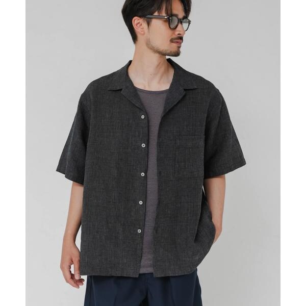 アーバンリサーチ（URBAN RESEARCH）/LINEN CHAMBRAY O/C SHIRTS_4