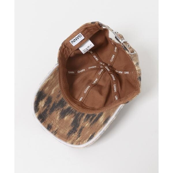 【NEW】アーバンリサーチ（URBAN RESEARCH）/GANNI　PRINT CANVAS CAP