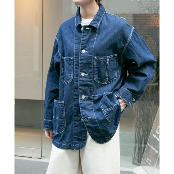 アーバンリサーチ ドアーズ（URBAN RESEARCH DOORS）/FORK&SPOON　綿麻デニムカバーオール