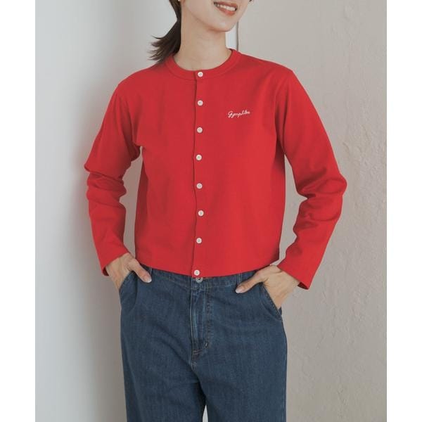 アーバンリサーチ ドアーズ（URBAN RESEARCH DOORS）/GYMPHLEX　SHORT CREW NECK CARDIGAN